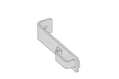 Aktuell HYMER Standard-Wandhaken, Stahl, Größe 210 mm