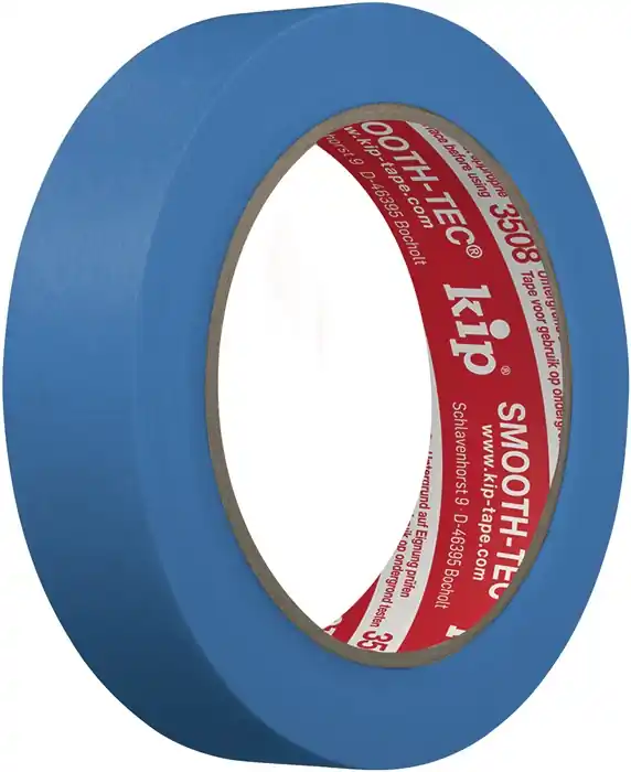 Neue Ware Glattkreppband 3508 SMOOTH-TEC® glatt blau L.50m B.24mm KIP VE: 9 Rollen