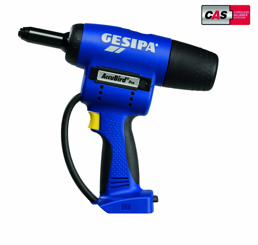 Markenprodukt GESIPA Accubird Pro CAS ohne Akku und Ladegerät im Karton