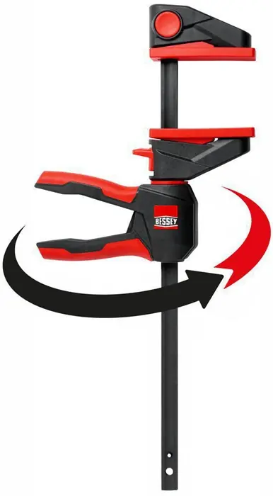 Schneller Versand Einhandzwinge EZ360 Spann-W.450mm A.80mm Spreiz-W.195-615mm BESSEY