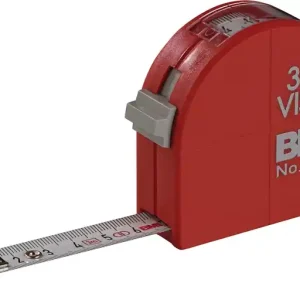 Preisknaller Taschenrollbandmaß VISO L.3m B.16mm mm/cm EG II PA Sichtfenster BMI
