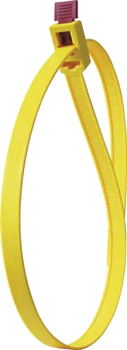 Angebot Kabelbinder SpeedyTie L.750mm B.12mm PA gelb 5St./Btl.HELLERMANNTYTON