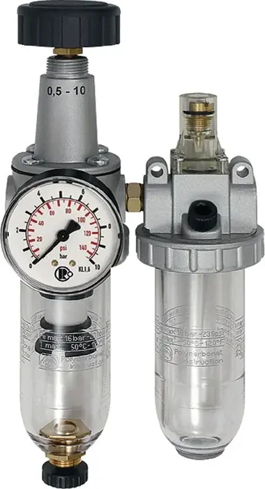 Online Kaufen Wartungseinheit Stand.Gew.G 1/4 Zoll HA BG I 2-tlg.600l/min B.117mm RIEGLER