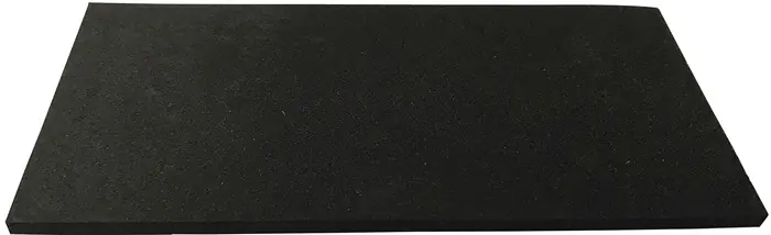 Preiswert Zellkautschukplatte B.1m L.10m D.3mm EPDM schwarz ITES VE: 10 Quadratmeter