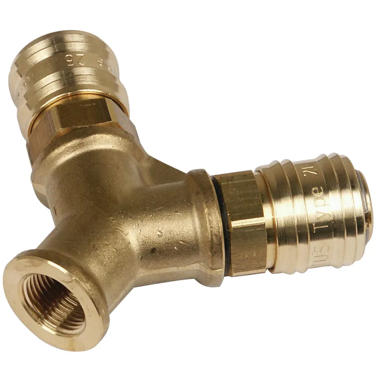 Aircraft Verteiler - 2 x 3/8" mit Kupplung (Kartonverpackung) Preisknaller