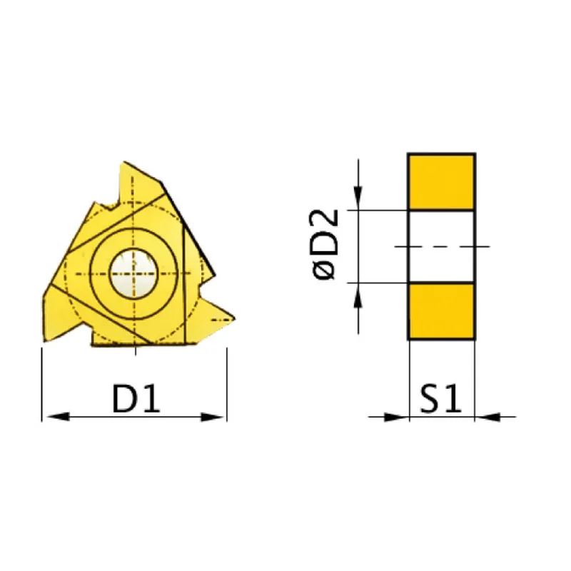 Optimum HM-Ersatzwendeplatten - ISO 16ER AG60 - Schnäppchen