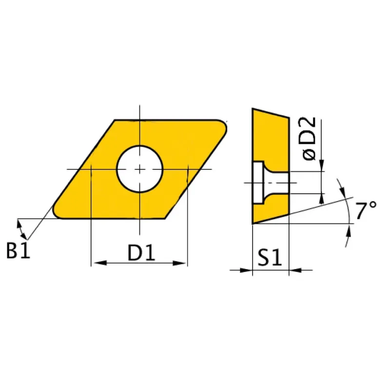 Bestseller Optimum HM-Ersatzwendeplatten - ISO DNMG110408 -