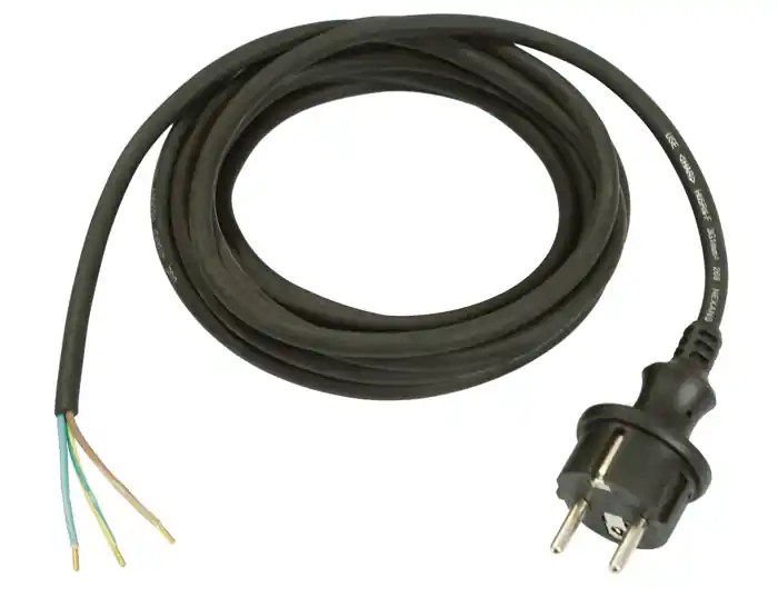 Anschlussleitung H07RN-F 3x1,5mm² 5m Schutzkon.st.schwarz WEINGÄRTNER Wochenendangebot