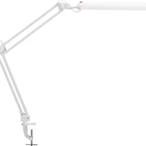 Schreibtischleuchte Metall/Ku.weiß H.max.380mm m.Tischklemme m.LED Top-Preis