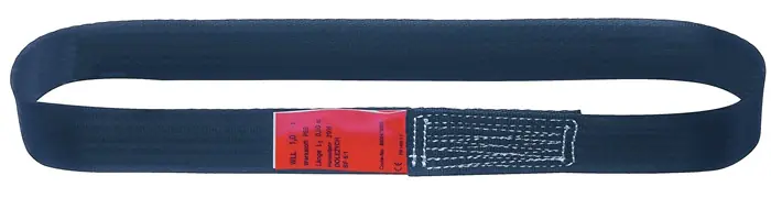 Einweg-Bandschlinge DIN EN 60005 Umfang 0,6m schwarz Tragf.einf.750kg DOLEZYCH VE: 10 Stück Sichere Zahlung