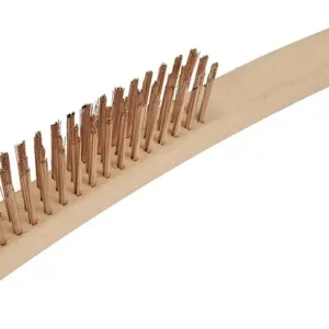 Saisonangebot Drahtbürste L.350mm Zinnbronzedraht 0,3mm 4-reihig funkenfrei ENDRES TOOLS