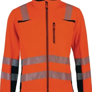 Warnschutz-Softshelljacke Prevent® Trendline Gr.L orange/schwarz Expressversand