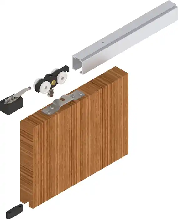 Schiebetürsystem 140 140kg HLT ab 30mm Kompletts.HELM Garantierte Lieferung