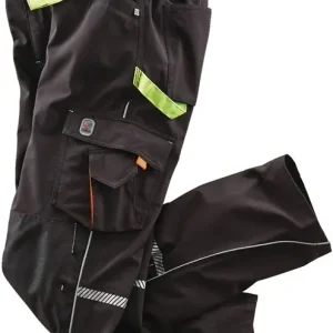 Expressversand Softshellhose Terrax Workwear Gr.60 schwarz/limette TERRAX