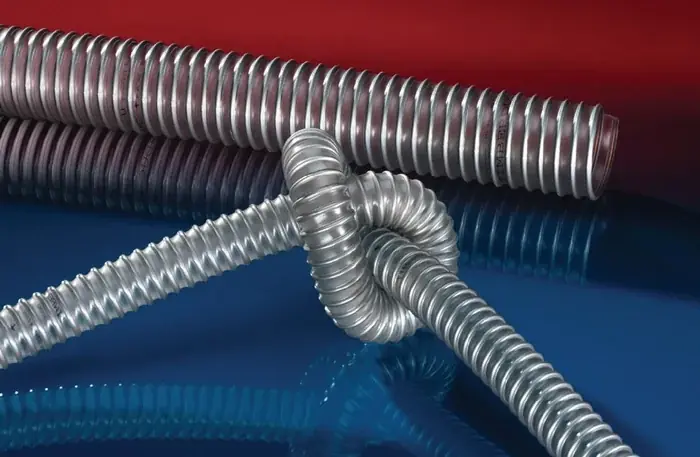Absaug- u.Förderschl.TIMBERDUC® PUR 533 AS ID 63-65mm AD 73,00mm 4mm L.15m Rl. VE: 15 Meter Finale Aktion