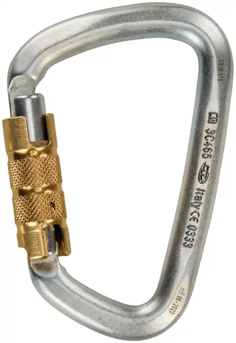 HMS-Karabiner LARGE STEEL TG L116xB79ca.mm verzinkter STA EN 362 Kl.M SKYLOTEC Zertifiziert