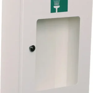 Super-Preis Augenspülschrank leer Stahlblech,weiß pulv.m.Sichtfenster B-SAFETY