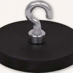 Jetzt Kaufen Neodymmagnet D.43mm gummierter Magnet,m.Hak.D.6,4mm 5St./Karton EICHNER