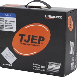 TJEP GR28/51 Rillennagel verzinkt D-Kopf Maxi-Box 3.500 Stk. Echt