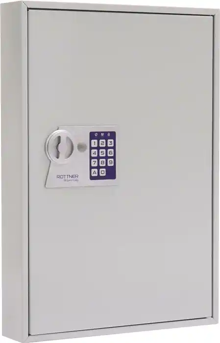 Schlüsselschrank S 50 H550xB380xT80mm 1-türig o.Anz.Hak.50 ROTTNER Mega-Angebot