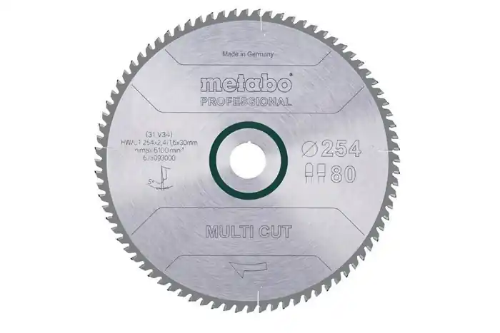 Kreissägeblatt multi cut professional HW/CT D254xB2,4x30mm 80Z. Flach-Trapezzahn Bestseller