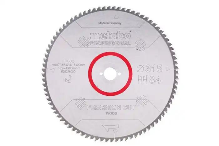 Kreissägeblatt precision cut wood professional D315xB2,4xBohrung30mm 84Z. WZ Direktkauf