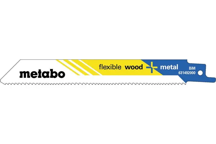 Bestpreis Säbelsägeblätter flexible L.150mm Dicke 0,9mm Zahnteilung1,8-2,6mm BiMetall 25St