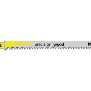 Stichsägeblätter clean wood Nutz-L.91mm Zahnteilung2,2/12 TPI HCS HCS 5St./Karte Super-Preis