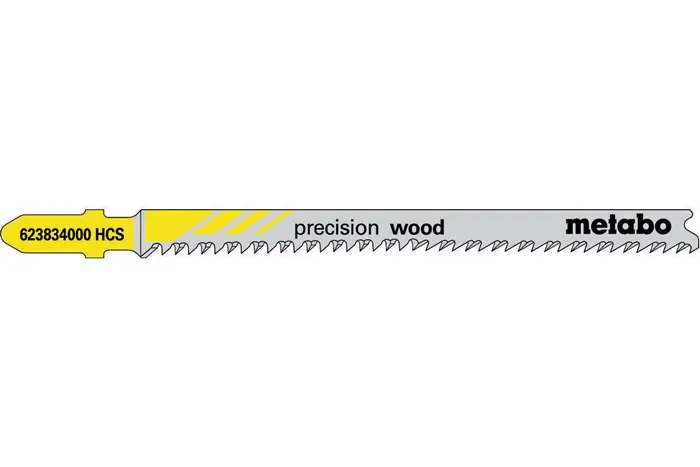 Stichsägeblätter clean wood Nutz-L.91mm Zahnteilung2,2/12 TPI HCS HCS 5St./Karte Super-Preis