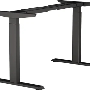 Steh-Sitz Tischgestell E-MORE 2M2S schwarz RAL 9017 H.700-1200mm BMB Nur Heute