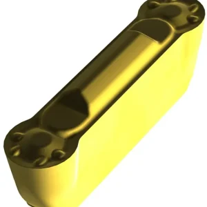 Drehwendeschneidplatte ISO LCMF 0413MO-MP:T8330 Tiefe 2mm PVD beschichtet Gold VE: 10 Stück Garantierte Lieferung