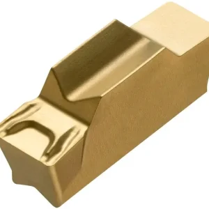 Drehwendeschneidplatte ISO LCMR 061608-F:T8330 Tiefe 3mm PVD beschichtet Gold VE: 10 Stück Finale Aktion