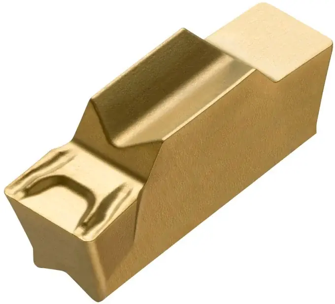 Drehwendeschneidplatte ISO LCMR 061608-F:T8330 Tiefe 3mm PVD beschichtet Gold VE: 10 Stück Finale Aktion