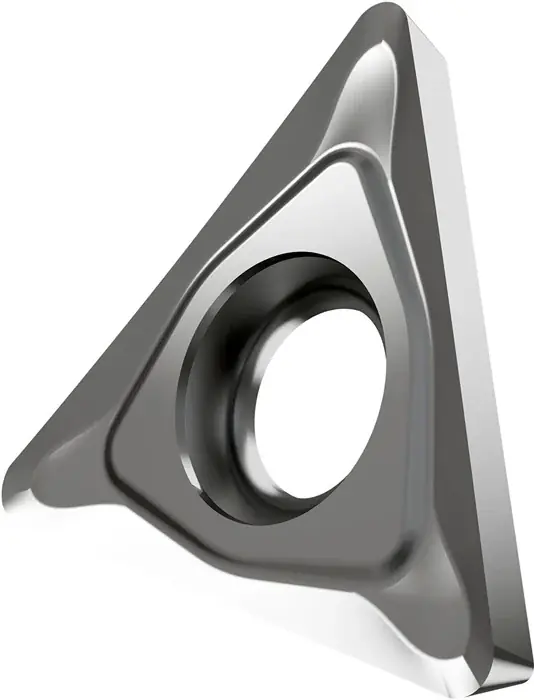 Knallerangebot Drehwendeschneidplatte ISO TCGT 16T308F-AL:T0315 D.4,4mm PVD beschichtet Silber VE: 10 Stück