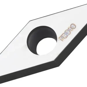 Zertifiziert Drehwendeschneidplatte ISO VBGW 160408S01020B:TB310 D.4,5mm Farbe Silber-Schwarz VE: 2 Stück