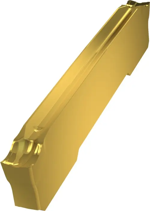 Versand Am Gleichen Tag Wendeschneidplatte ISO GL2-D200G02L06-PM:G8330 Breite 2mm PVD beschichtet Gold VE: 10 Stück