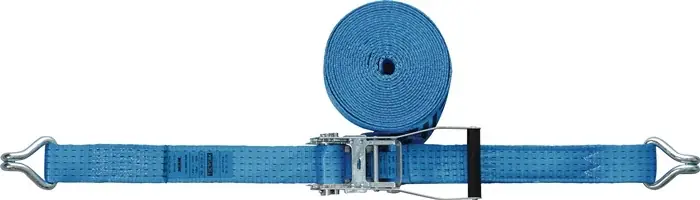 Zurrgurt DIN EN 12195-2 L.8m B.50mm m.Ratsche+Spitzh.LC U 5000 daN TECWERK Neu Im Sortiment