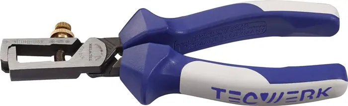 Abisolierzange L.160mm verchr.Mehrkomp.-Hülle m.Öffnungsf.TECWERK Online Kaufen