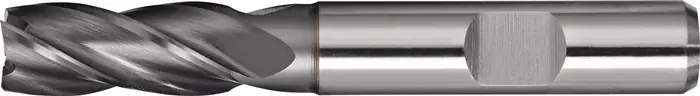 Schaftfräser DIN 844 TypN D.3mm HSS-Co8 TiCN Weldon Z.4 kurz TECWERK Must-Have