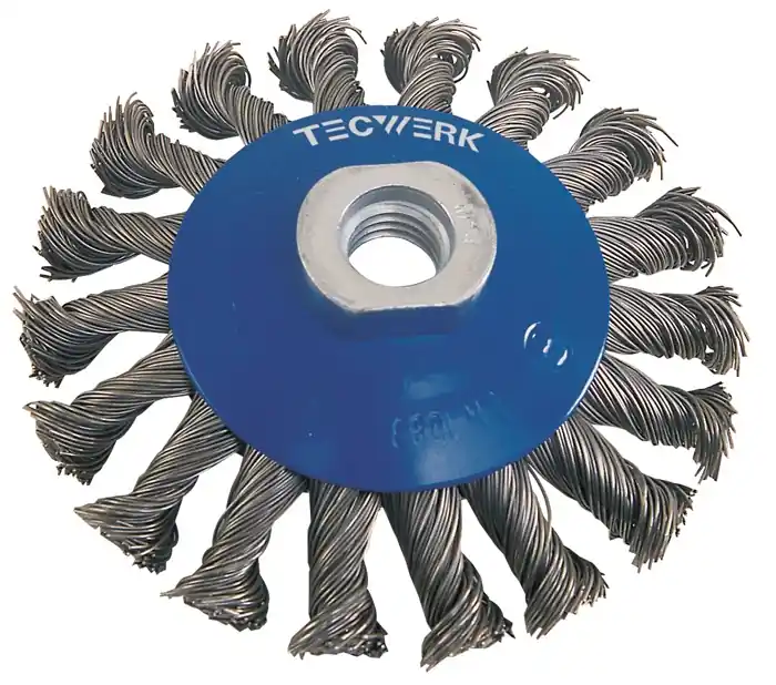 Kegelbürste D.100mm Drahtstärke 0,5mm STA 13mm 12500min-¹ TECWERK Neue Kollektion