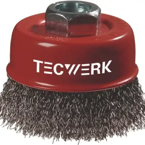 Must-Have Topfbürste D.80mm Drahtstärke 0,3mm STA 8500min-¹ TECWERK