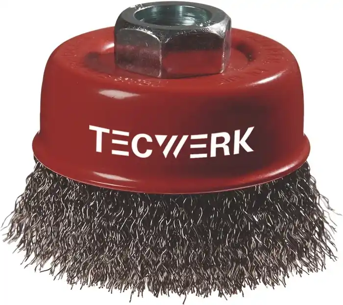 Must-Have Topfbürste D.80mm Drahtstärke 0,3mm STA 8500min-¹ TECWERK