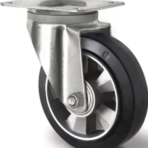 Neuheit Schwerlastlenkrolle D.160mm Trgf.400kg Lenkrolle Elastikgummi 135mm