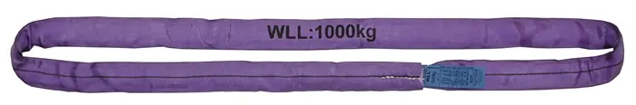 Begrenztes Angebot Rundschlinge DIN EN 1492-2 Umfang 4m violett Tragf.einf.1000kg TECWERK