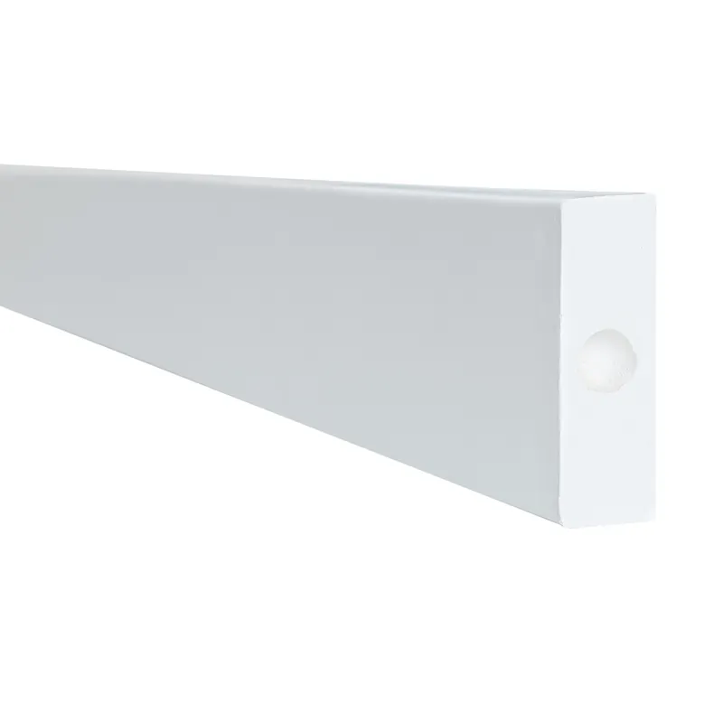 MORION Prallschutz, Rechteck, Flächenschutz 60/20 mm, einfarbig weiß, selbstklebend, Länge: 1000 mm Letzte Chance