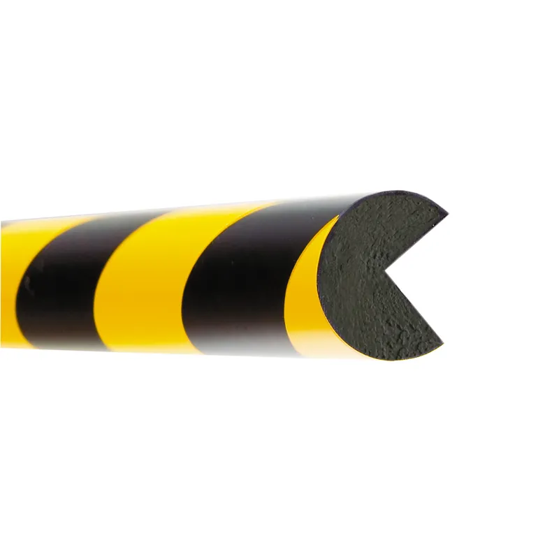 Top-Seller MORION Prallschutz, Kreis, Kantenschutz 40/40 mm, gelb/schwarz, magnetisch, Länge: 1000 mm