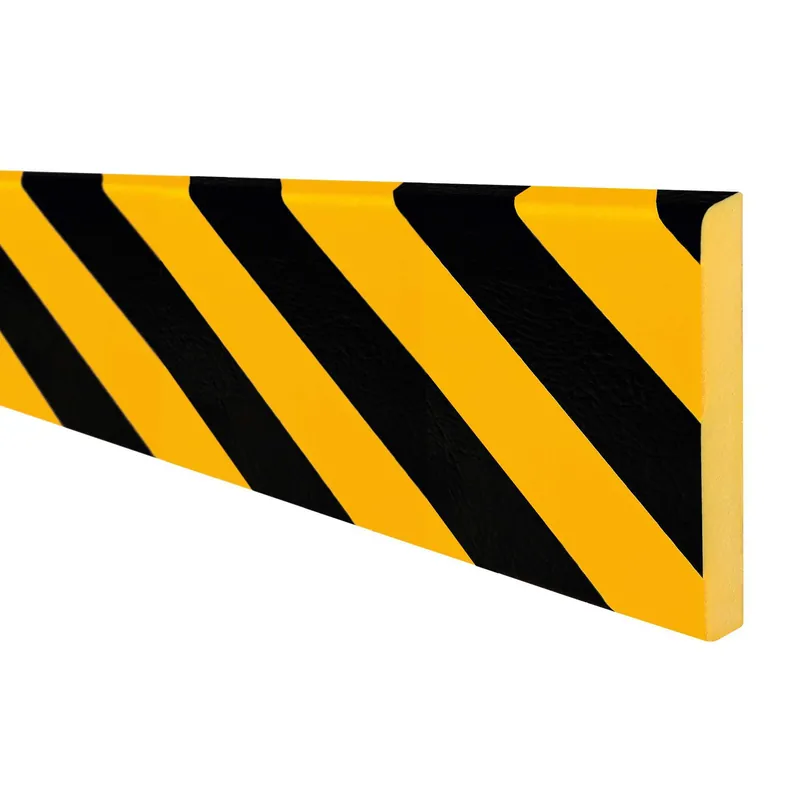 MORION Prallschutz, Rechteck, für Flächen 150x20mm, gelb-schwarz, selbstklebend, Länge 5000mm Sonderangebot