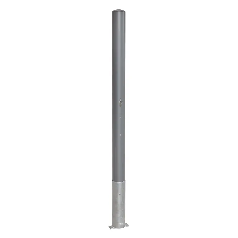 Neu MORION Absperrpfosten 76 mm herausnehmbar - zum Einbetonieren