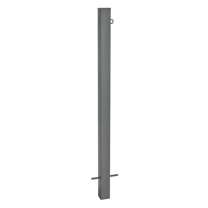 Aktuell MORION Absperrpfosten 70 x 70 mm feststehend - zum Einbetonieren