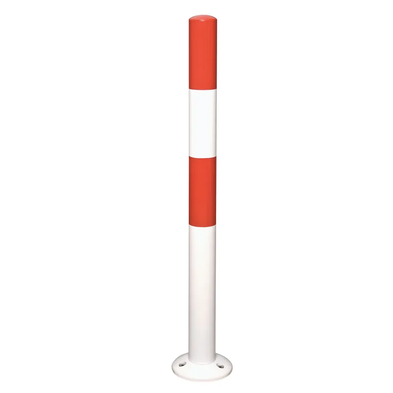 Angebot MORION Absperrpfosten zum Eindrehen - feuerverzinkt und rot/weiß lackiert